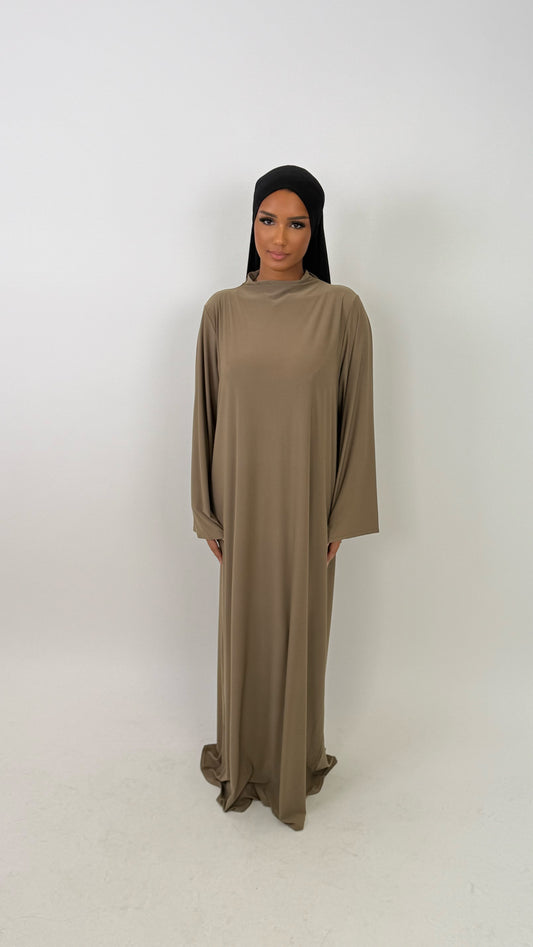 Abaya Jersey Premium [ camel ]