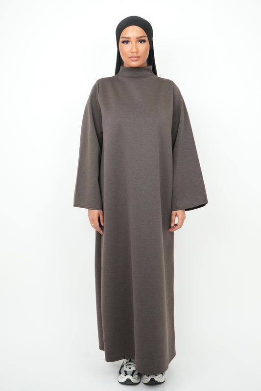 Abaya sweat [ chocolat ]