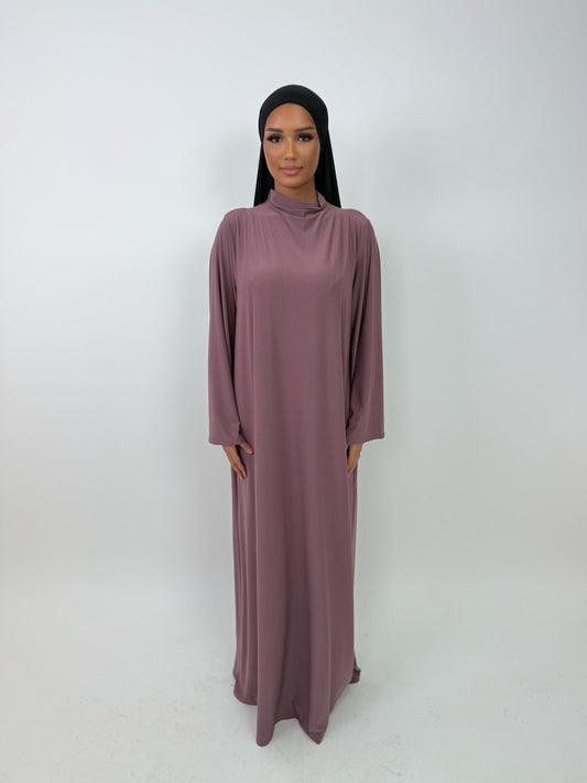 Abaya Jersey Premium [ rose brush ]