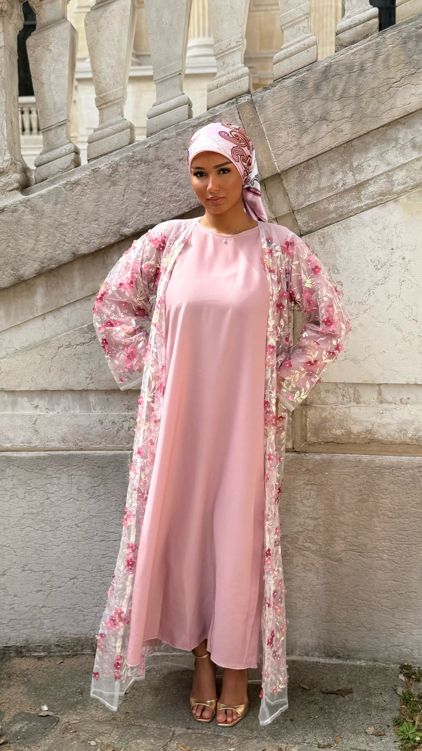 Abaya Flora [rose]