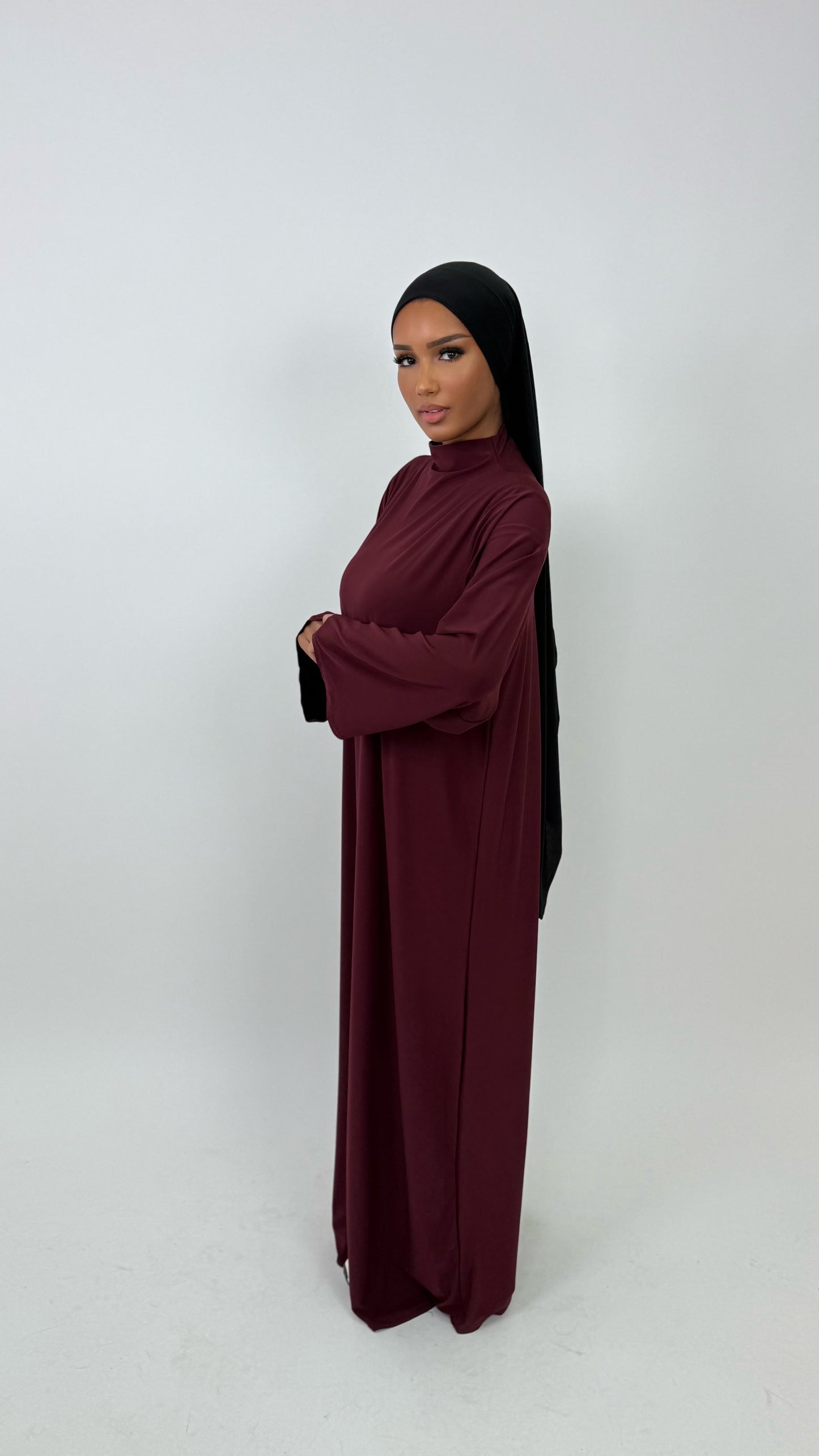 Abaya Jersey Premium [ bordeaux ]