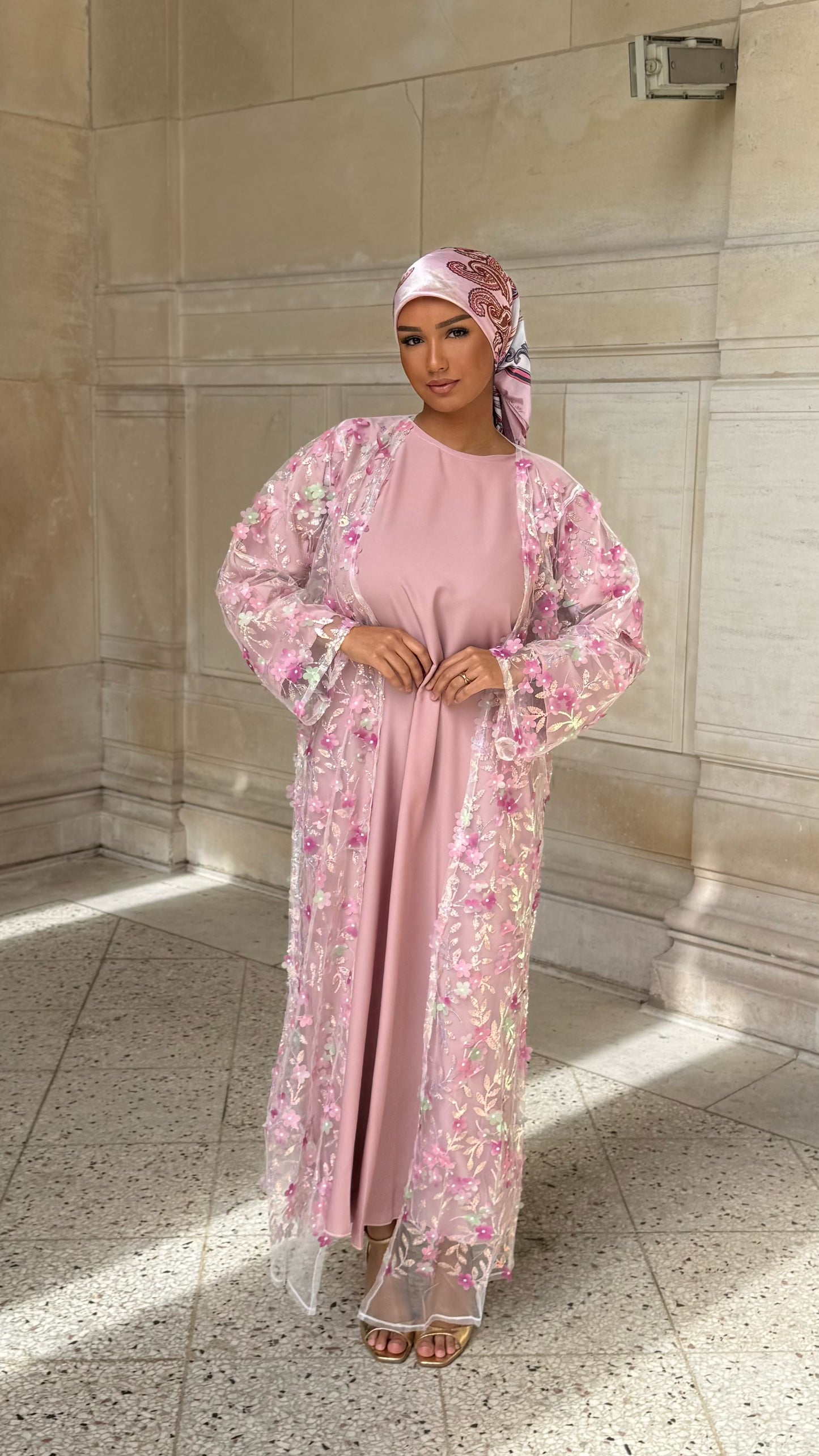 Abaya Flora [rose]