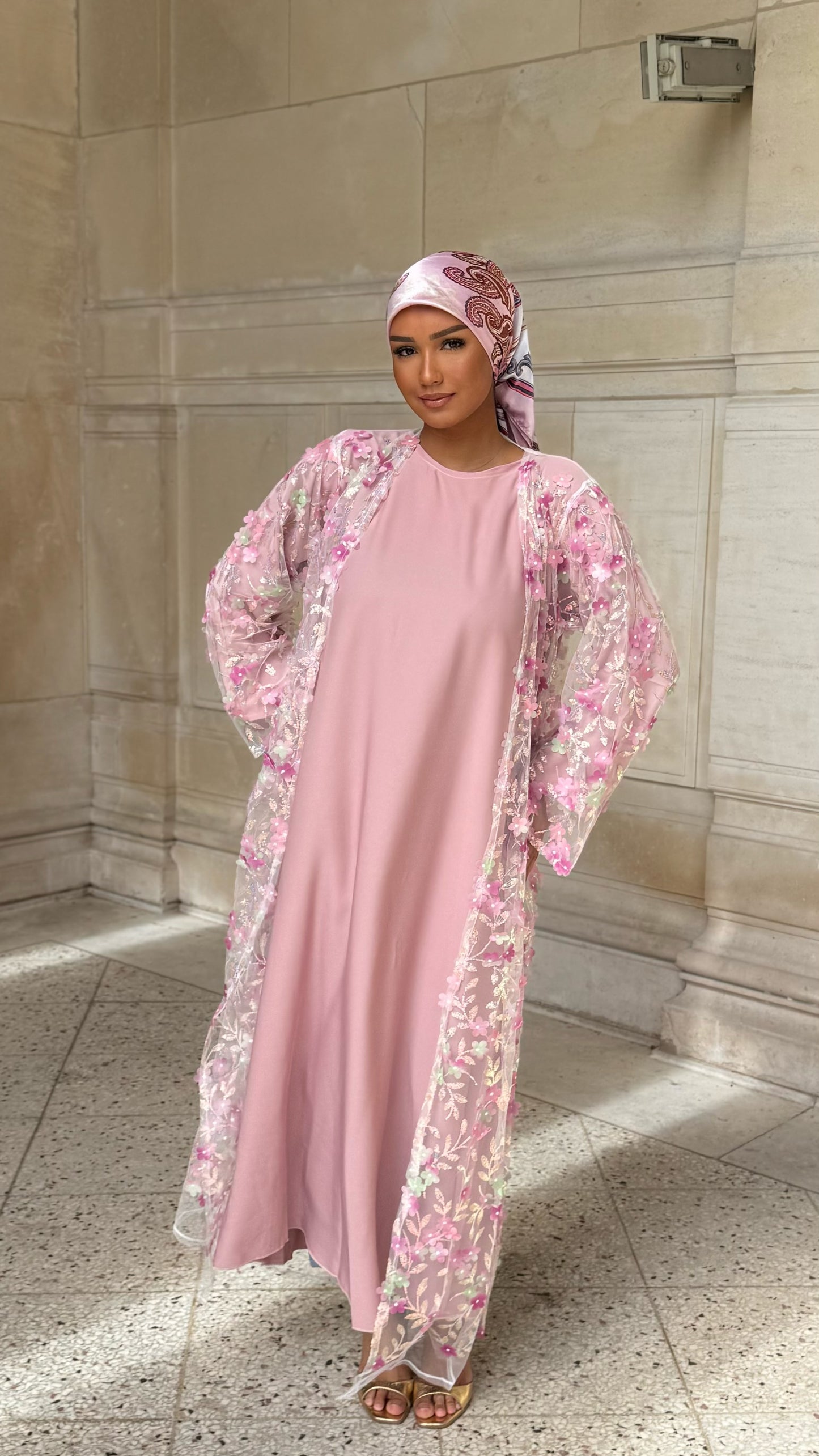 Abaya Flora [rose]
