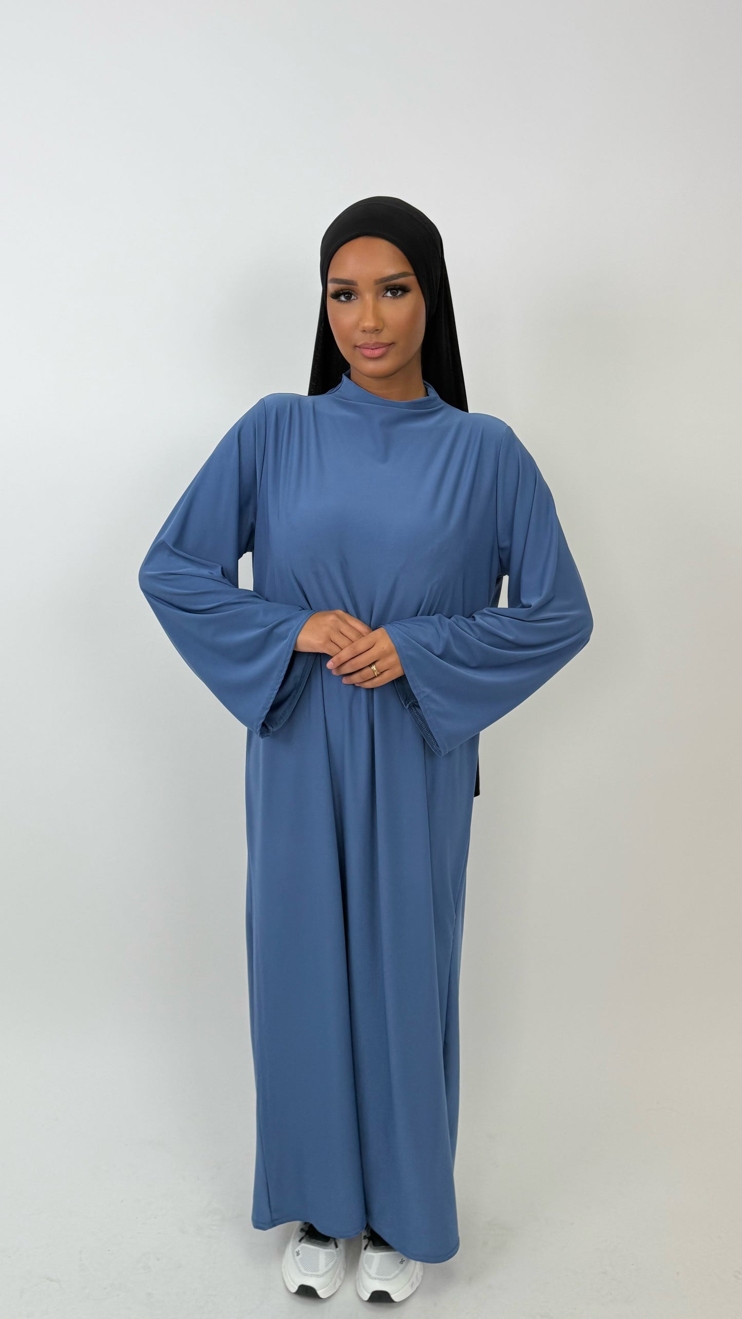 Abaya Jersey Premium [ bleu ]