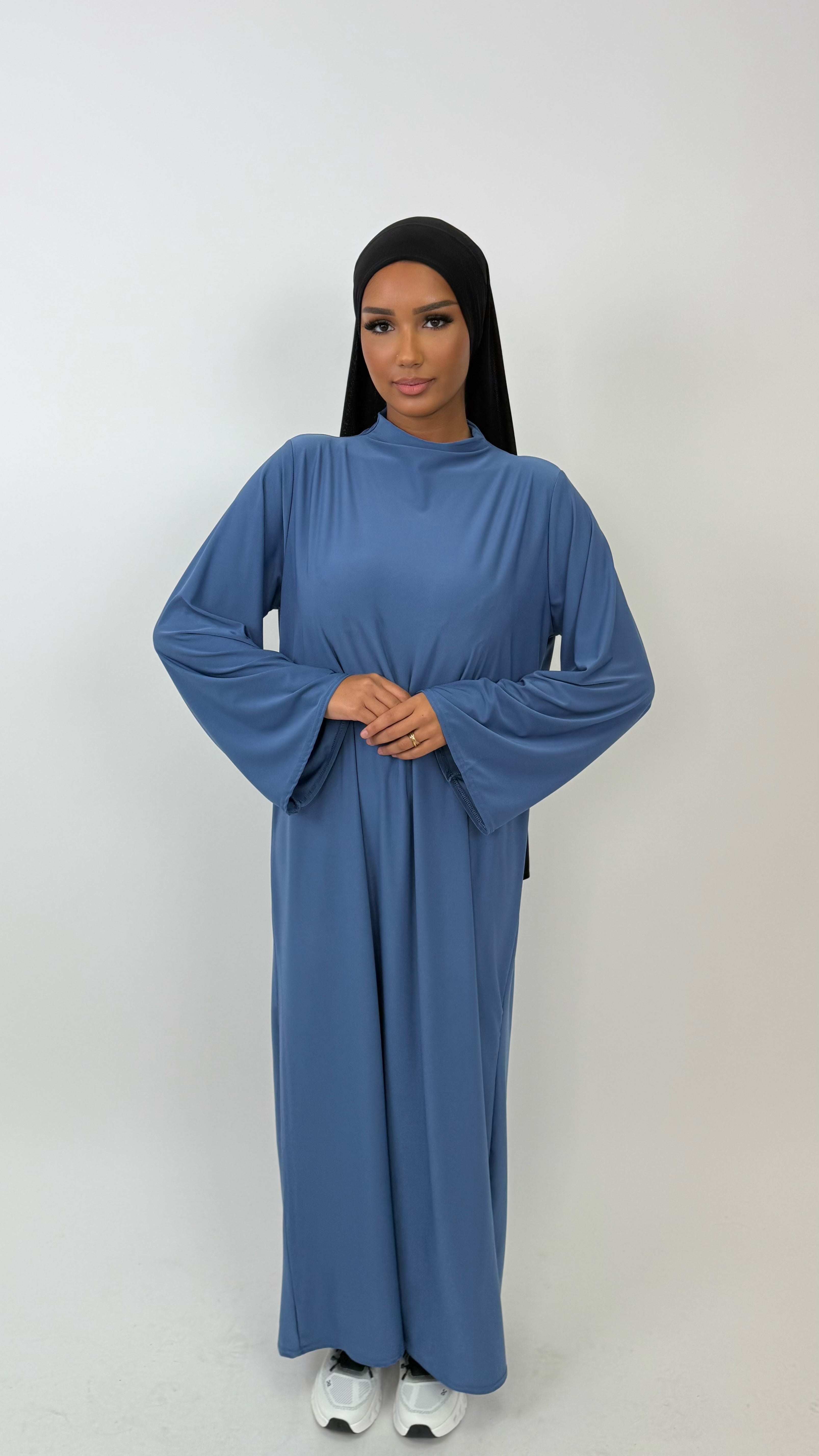Abaya Jersey Premium [ bleu ]