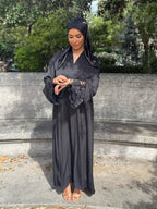 Abaya dentelle [noir]