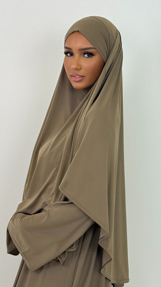 Khimar Jersey Premium [ camel ]