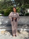Abaya dentelle [taupe]