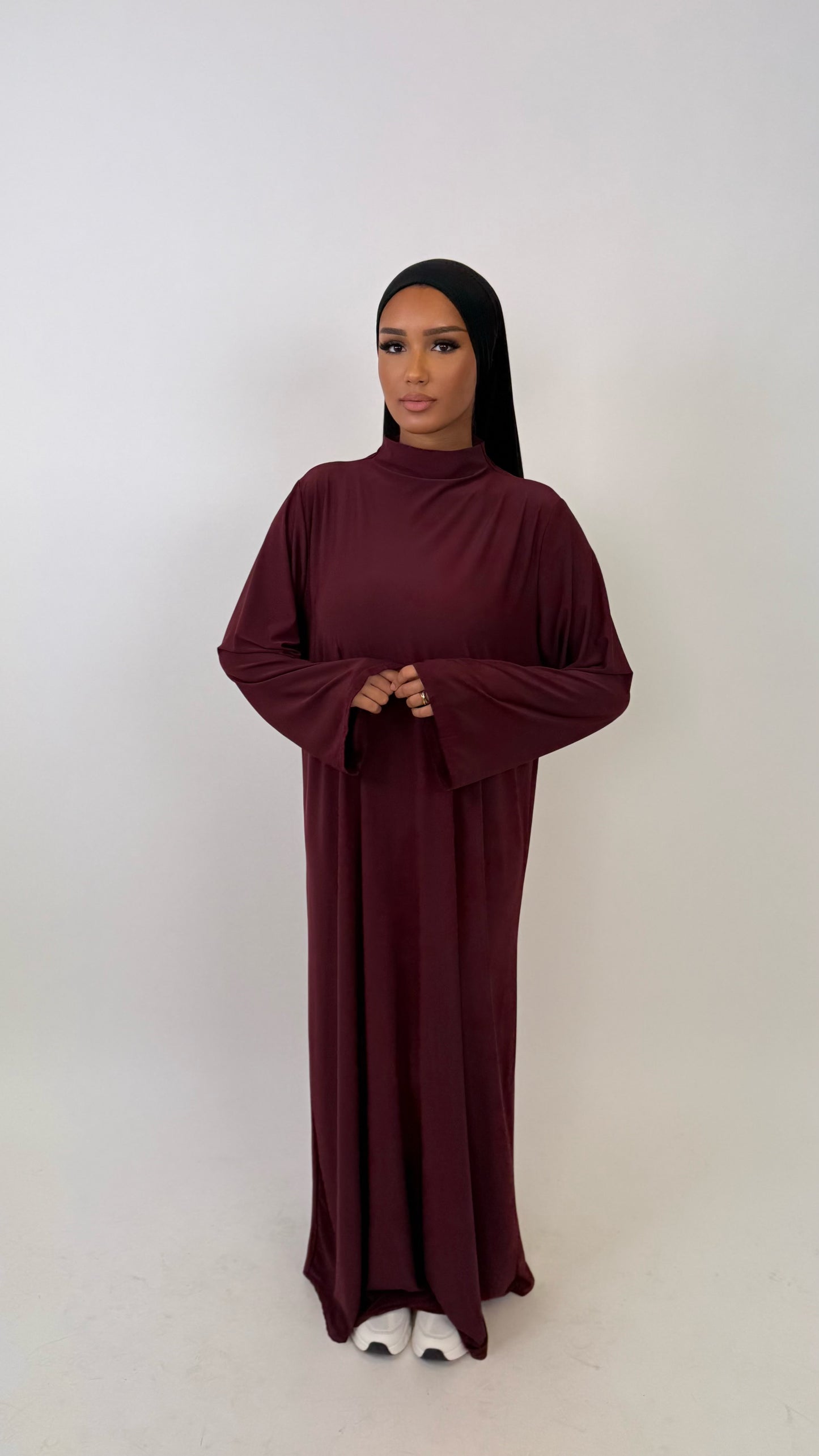Abaya Jersey Premium [ bordeaux ]