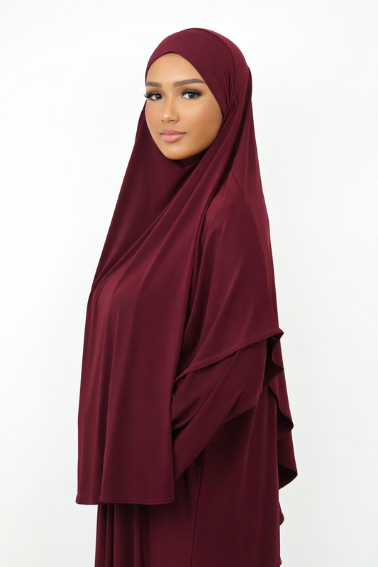Khimar Jersey Premium [ bordeaux ]