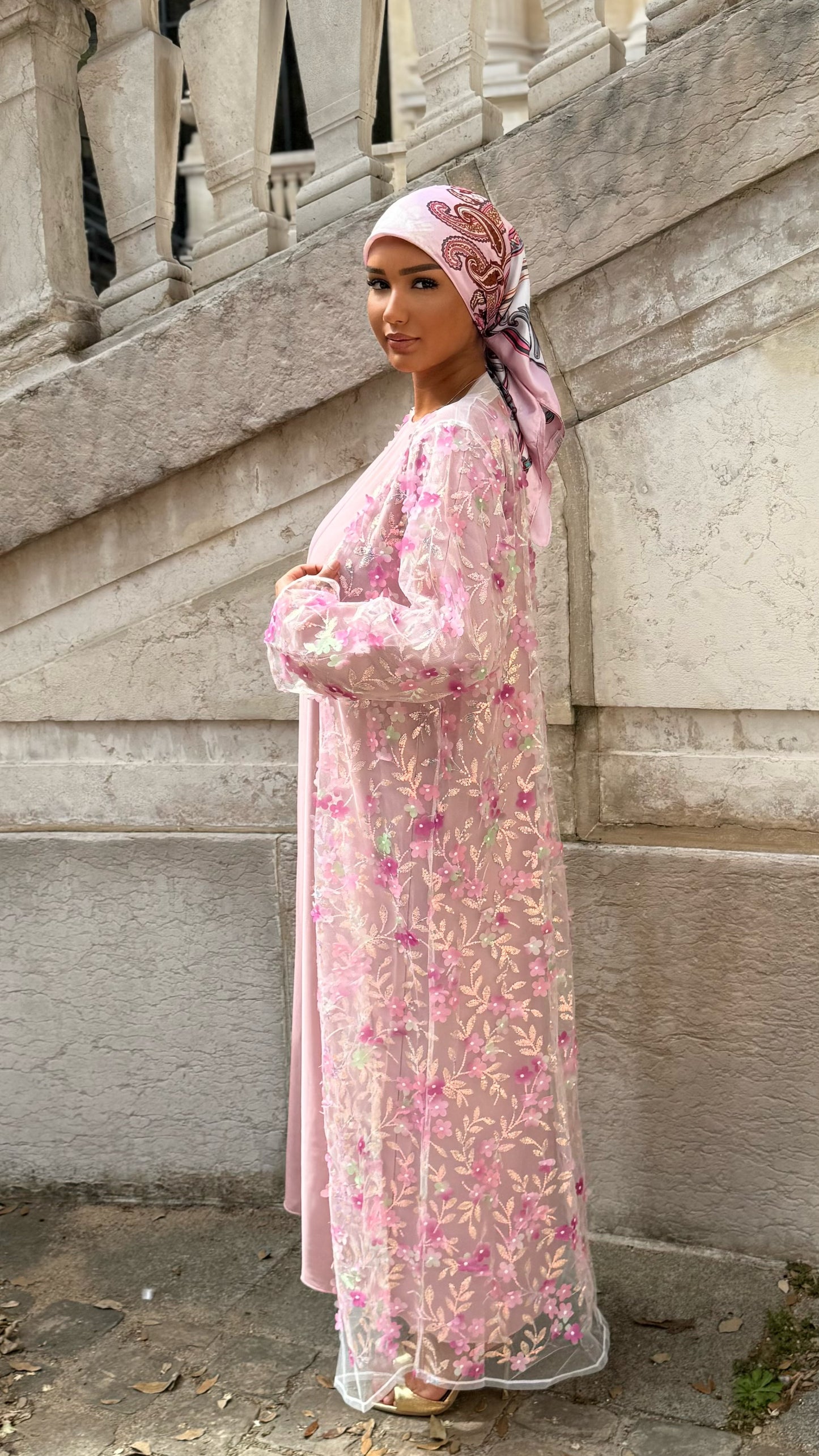 Abaya Flora [rose]