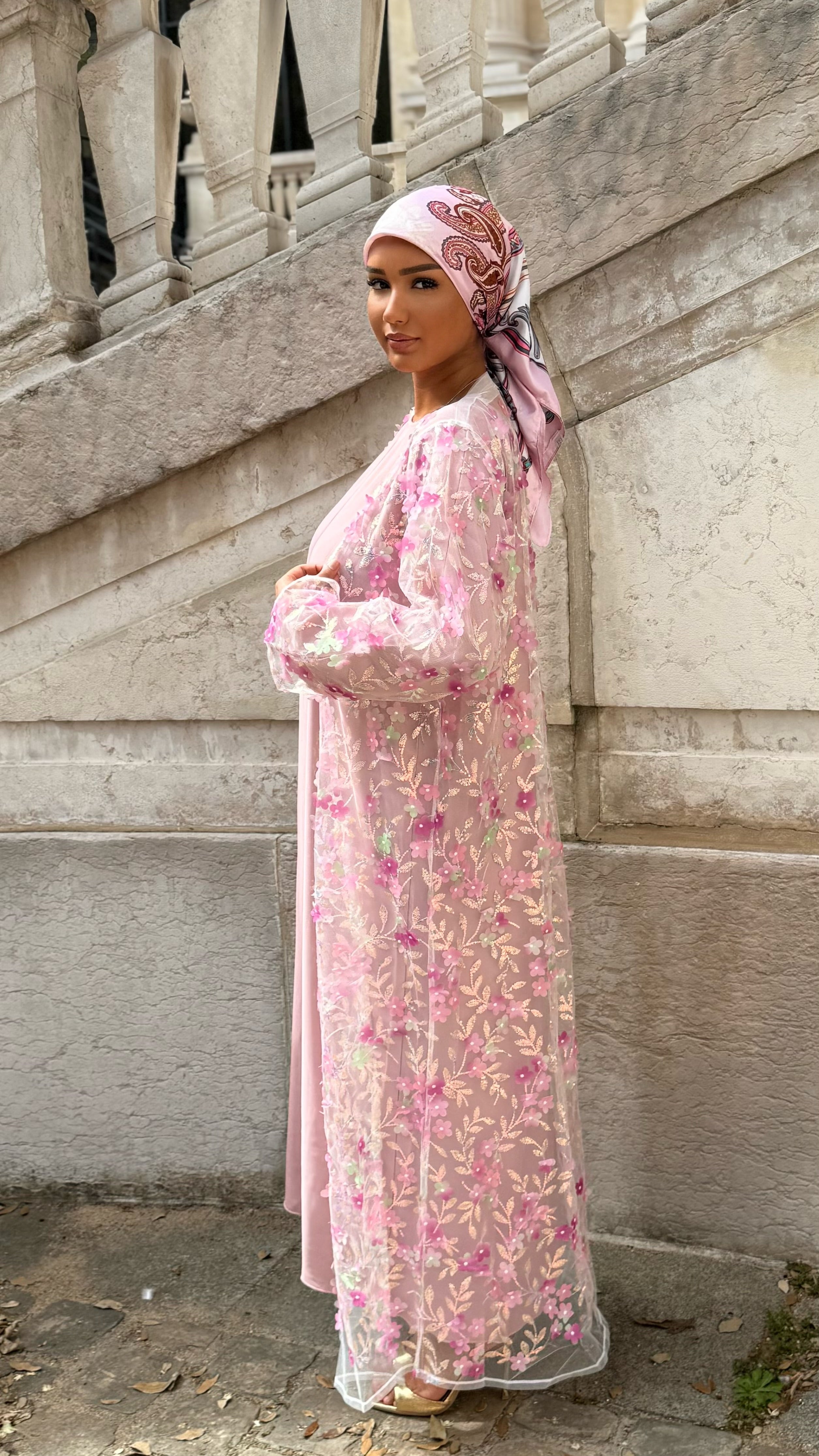 Abaya Flora [rose]