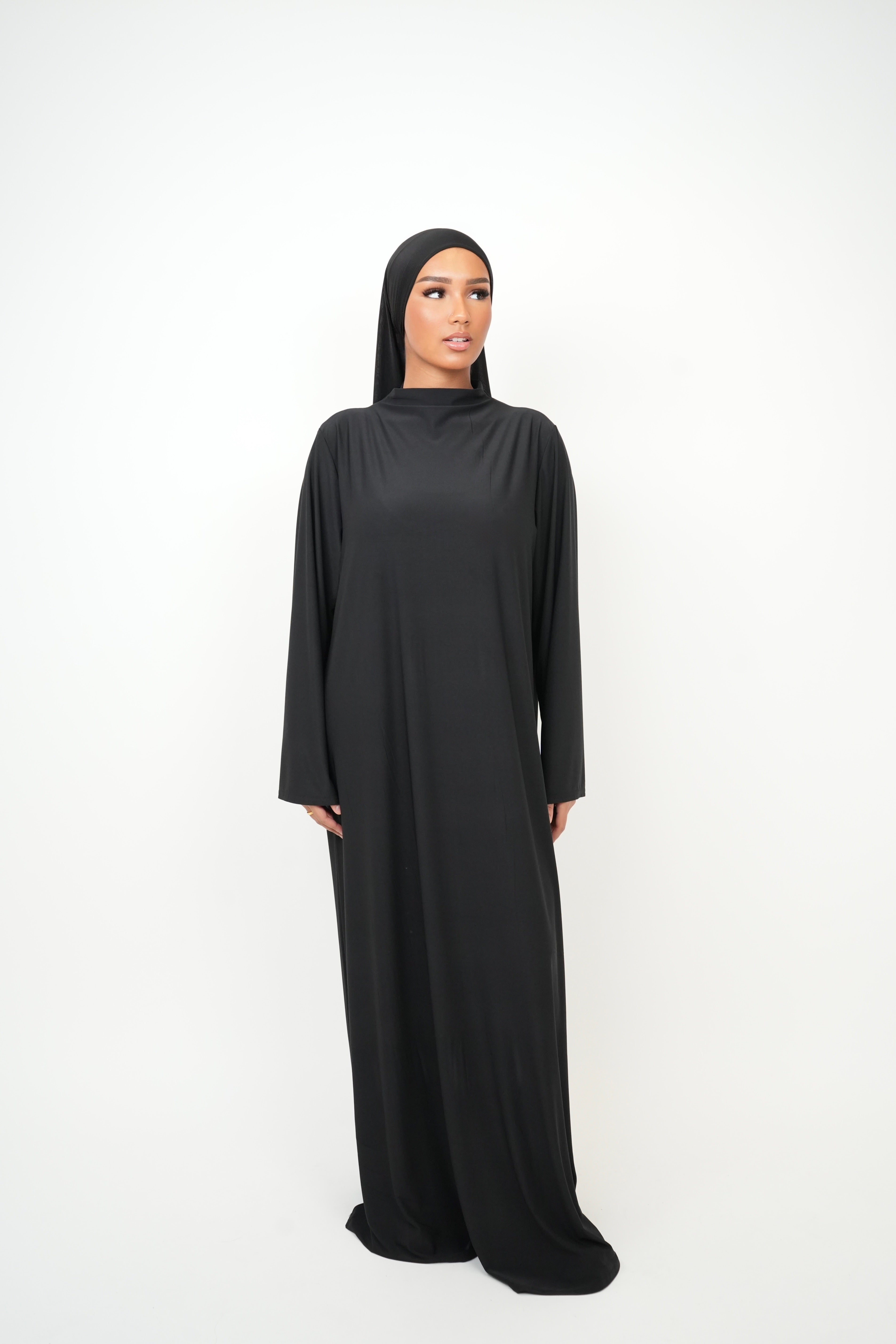 Abaya Jersey Premium [ noir ]