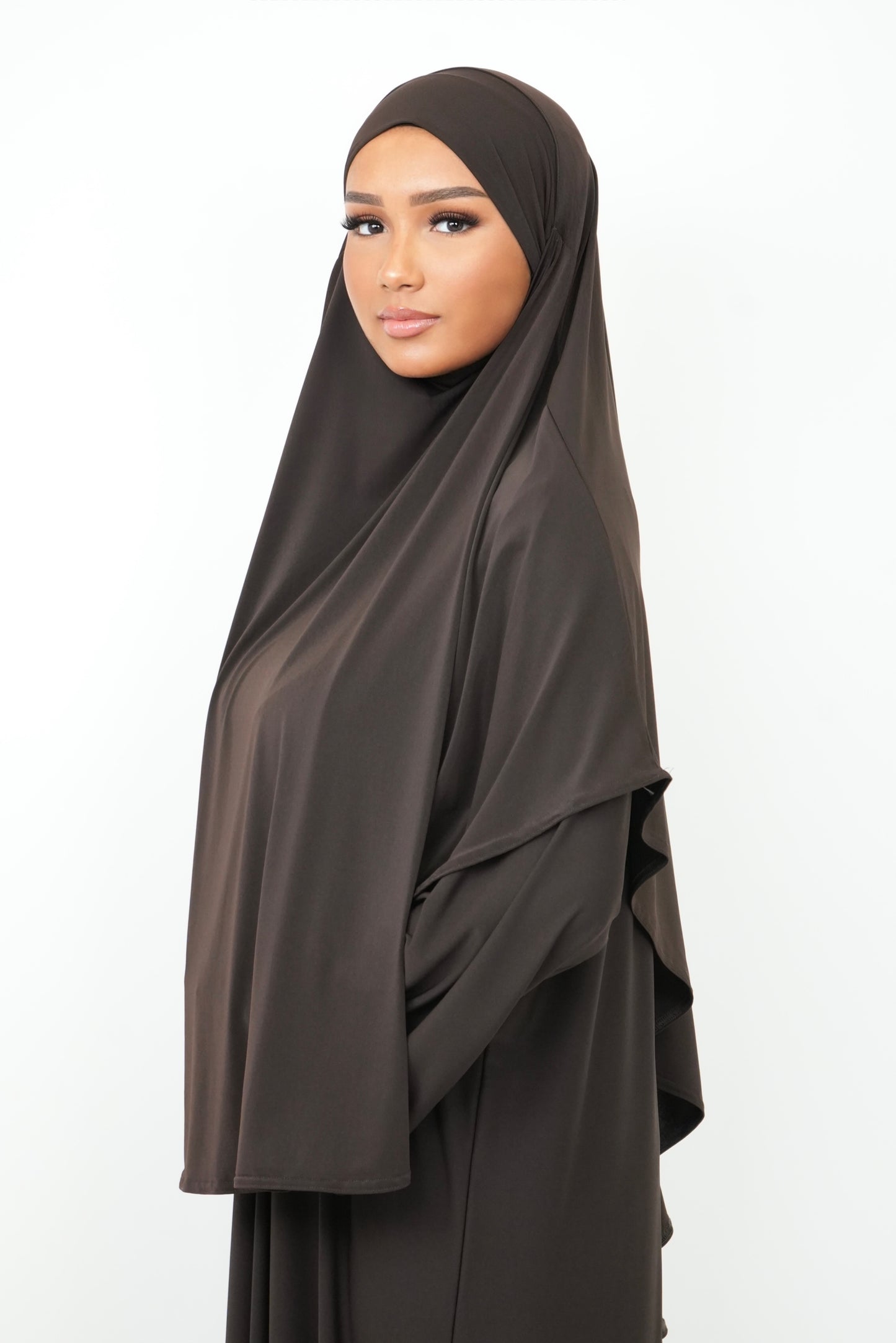 Khimar Jersey Premium [ chocolat ]