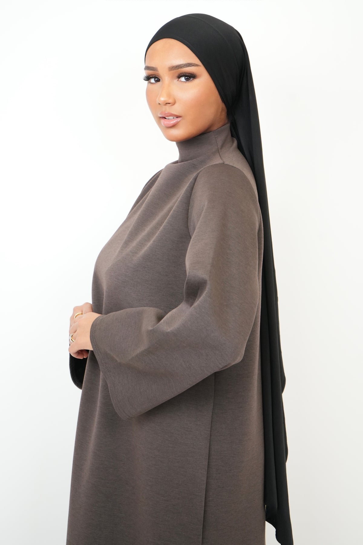 Abaya sweat [ chocolat ]