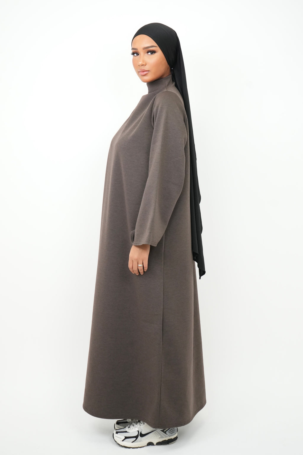 Abaya sweat [ chocolat ]