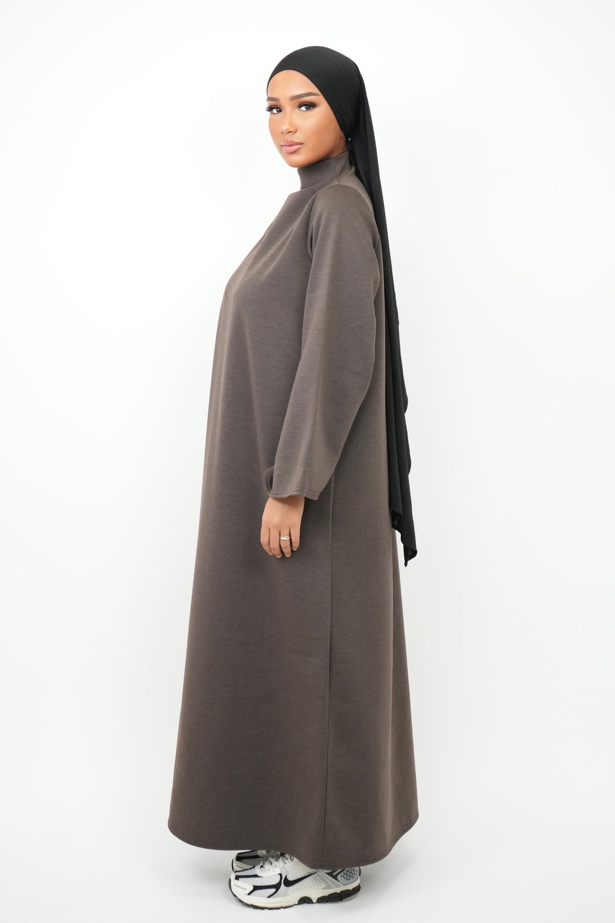 Abaya sweat [ chocolat ]