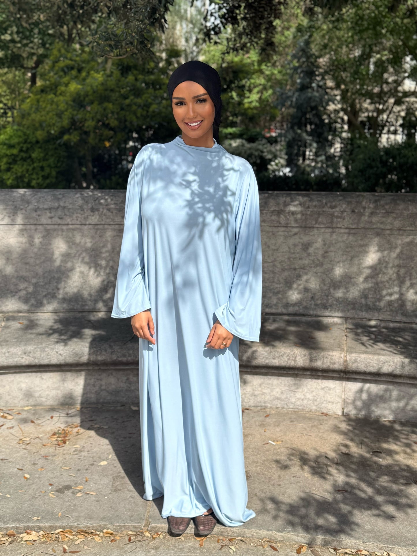 Abaya Jersey Premium [bleu ciel]