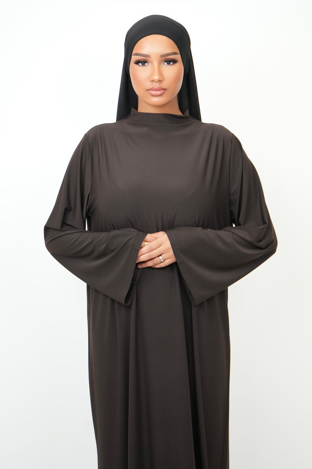 Abaya Jersey Premium [ chocolat ]