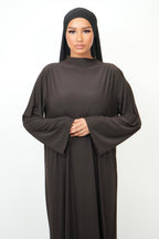 Abaya Jersey Premium [ chocolat ]