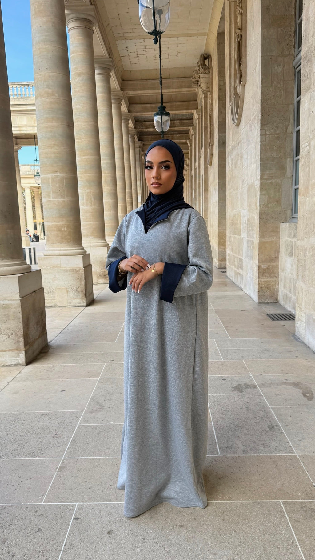 Abaya sweat bicolore