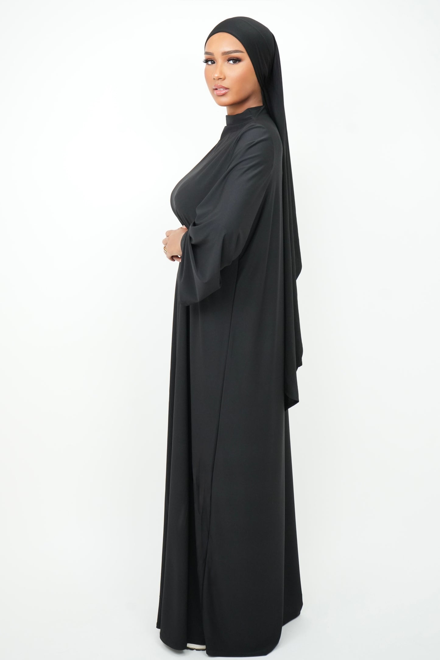 Abaya Jersey Premium [ noir ]