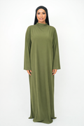 Premium Jersey Abaya [ khaki ]