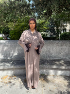 Abaya dentelle [taupe]