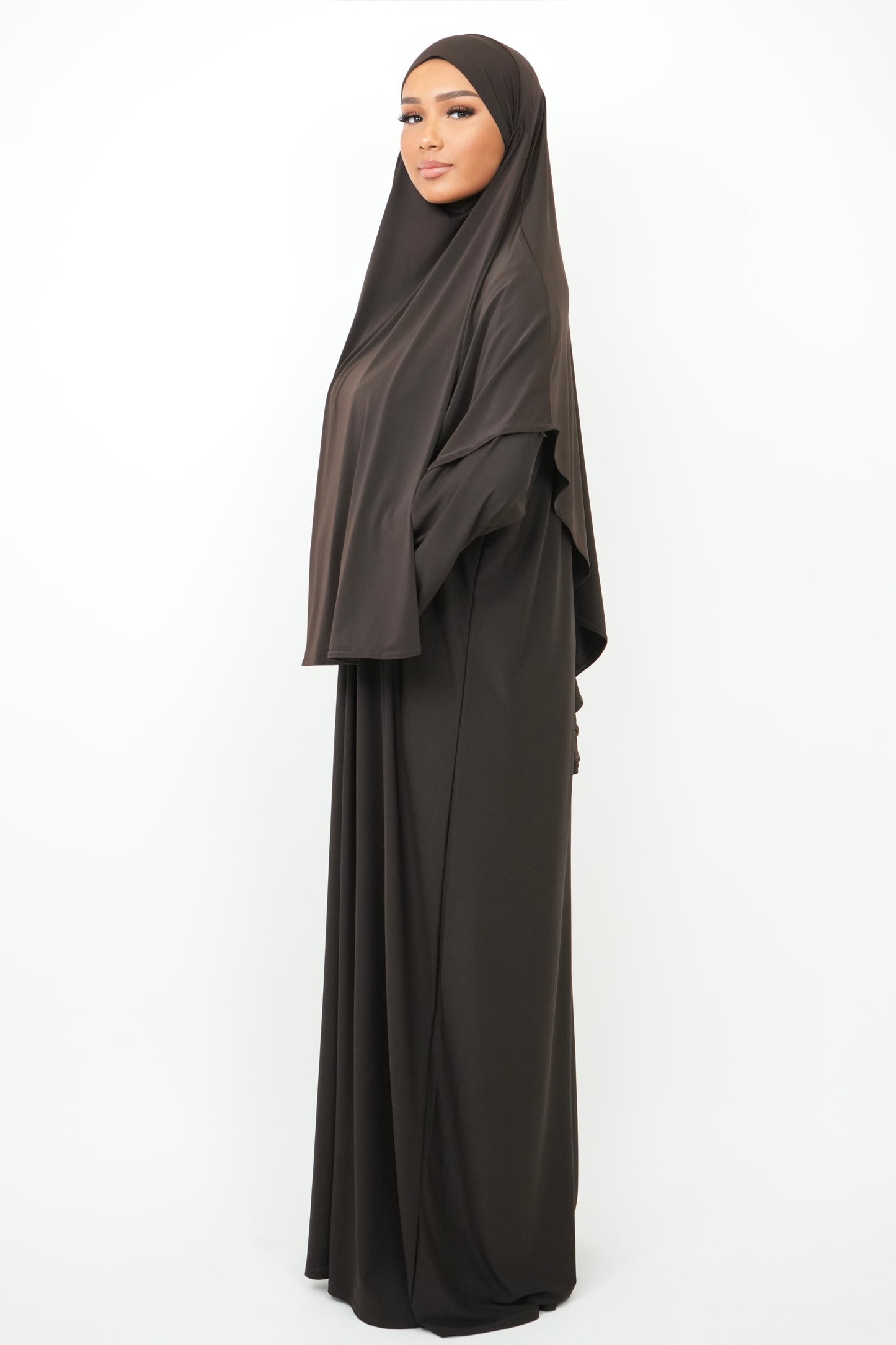 Khimar Jersey Premium [ chocolat ]