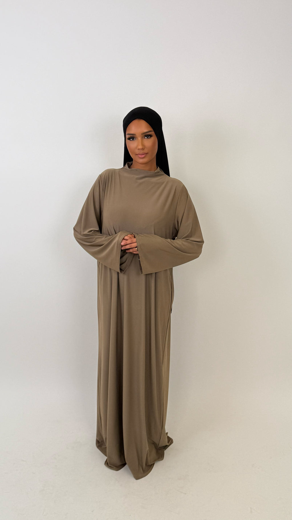 Abaya Jersey Premium [ camel ]