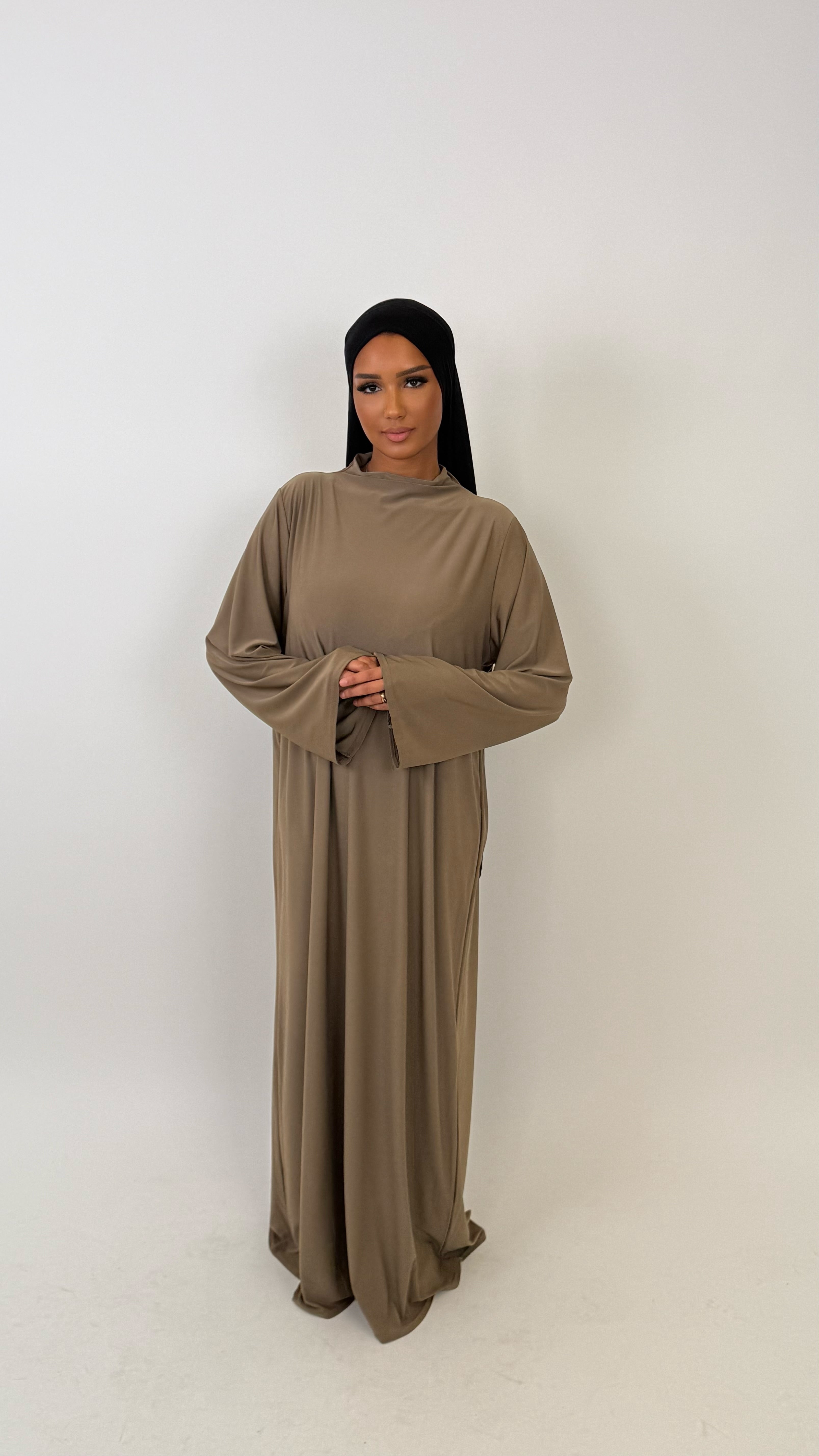Abaya Jersey Premium [ camel ]