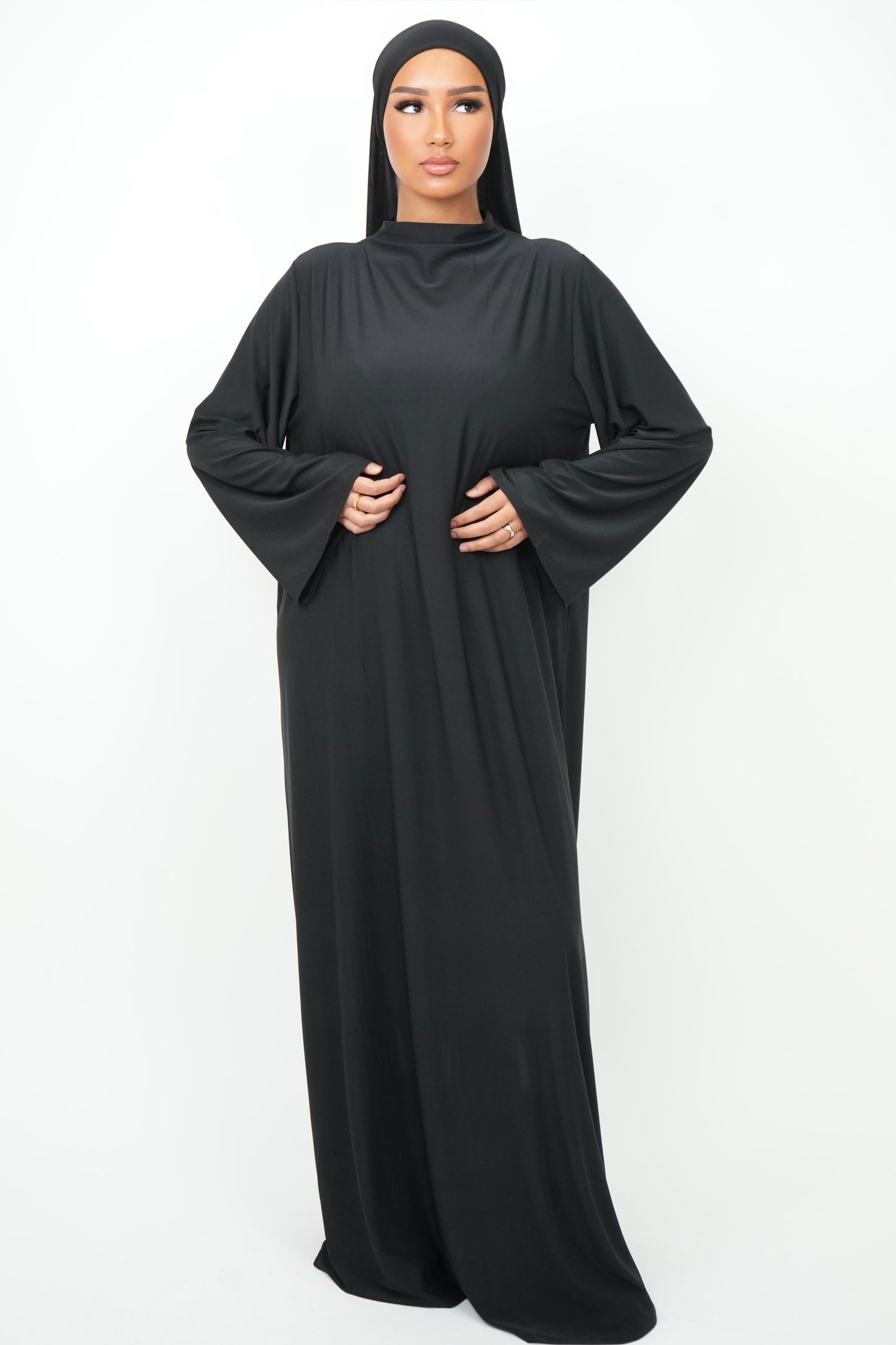 Abaya Jersey Premium [ noir ]