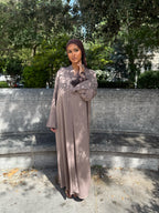 Abaya dentelle [taupe]