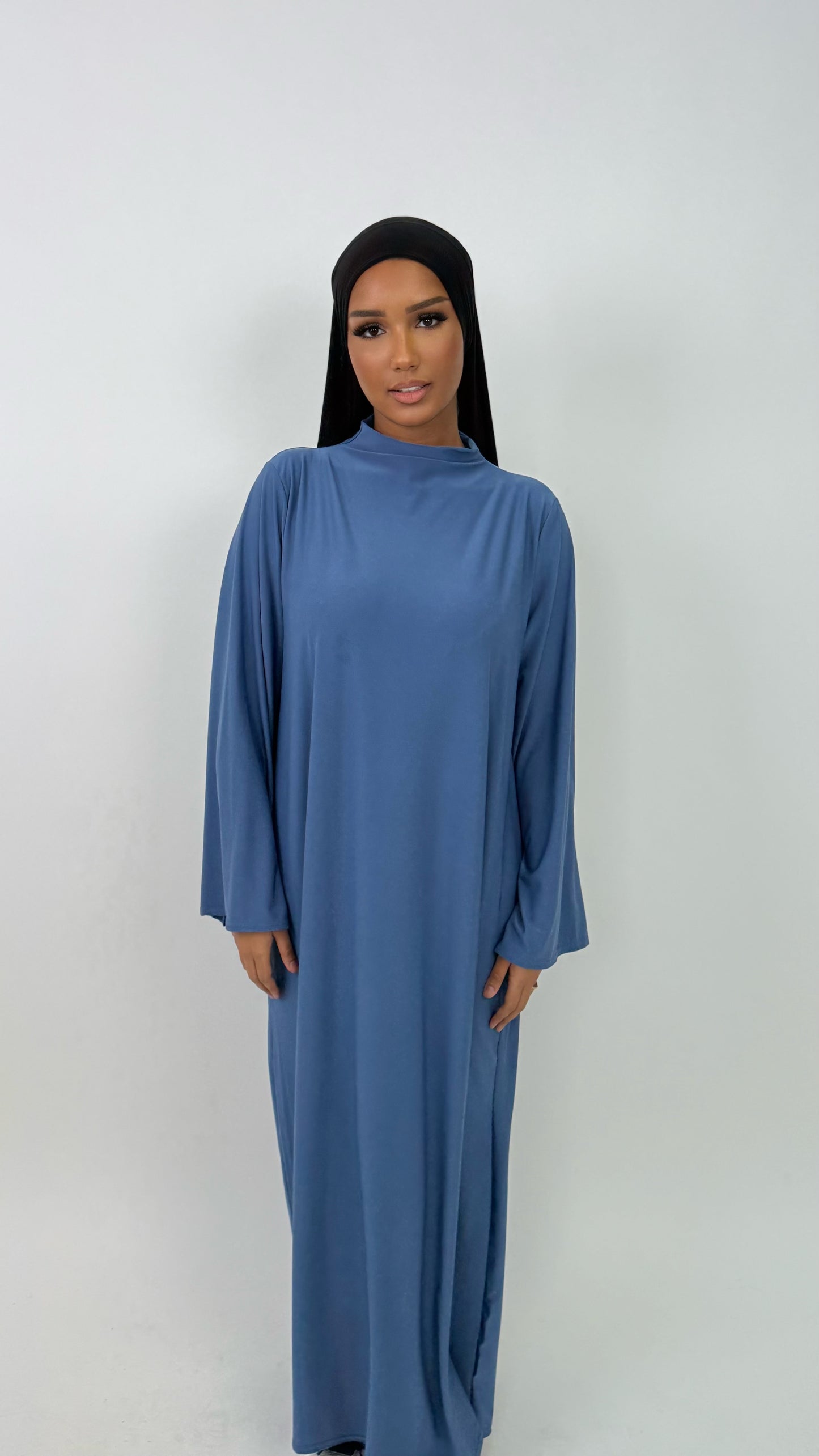 Abaya Jersey Premium [ bleu ]