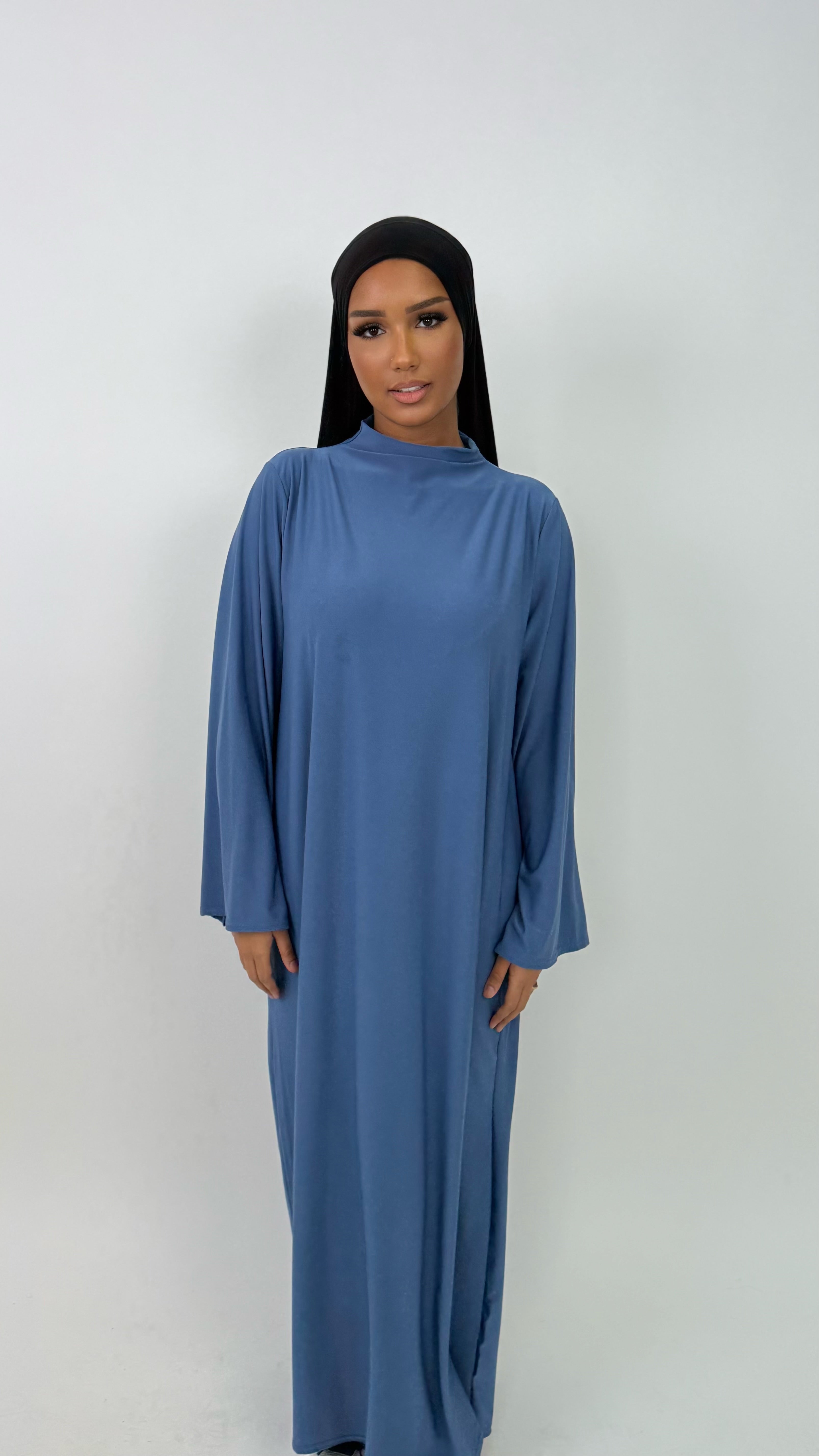 Abaya Jersey Premium [ bleu ]