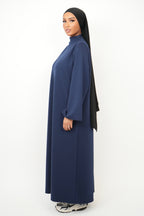 Abaya sweat [ bleu ]