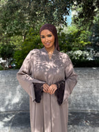 Abaya dentelle [taupe]