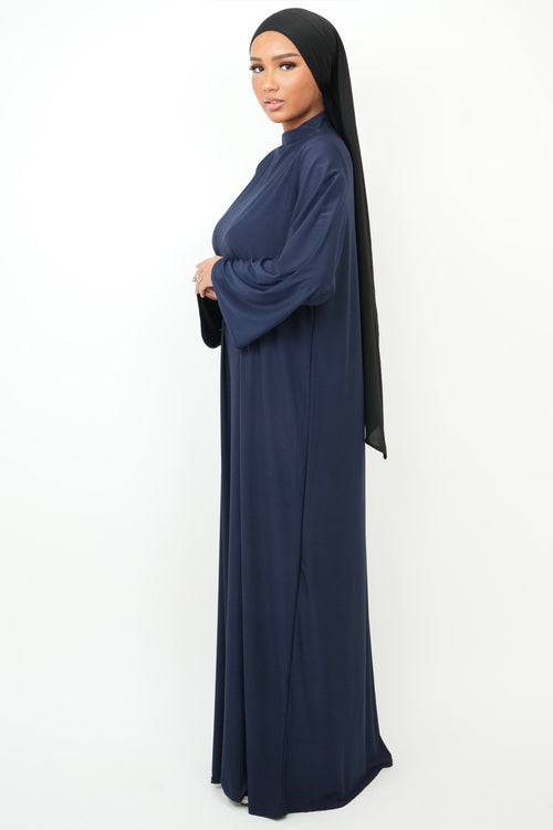 Premium Jersey Abaya [navy]