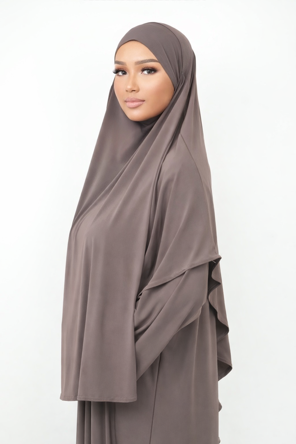 Khimar Jersey Premium [ taupe]